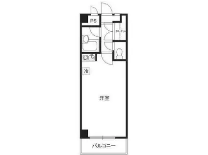 シュトラーセ泉(ワンルーム/2階)の間取り写真