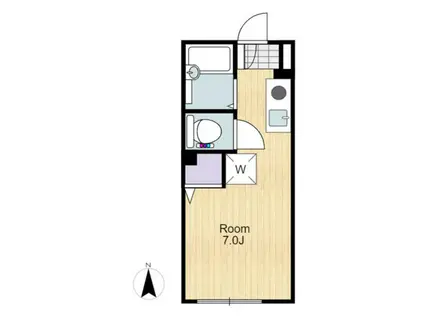 サン・アンベニュー成増(ワンルーム/2階)の間取り写真