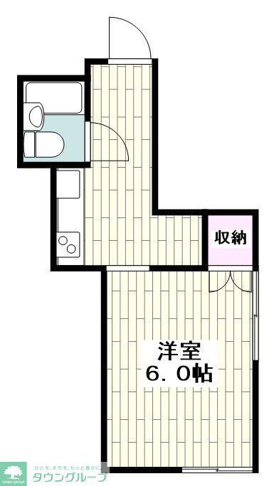 EXCEL21(1K/1階)の間取り写真