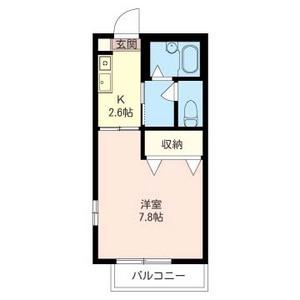 アトラス渋谷(1K/1階)の間取り写真