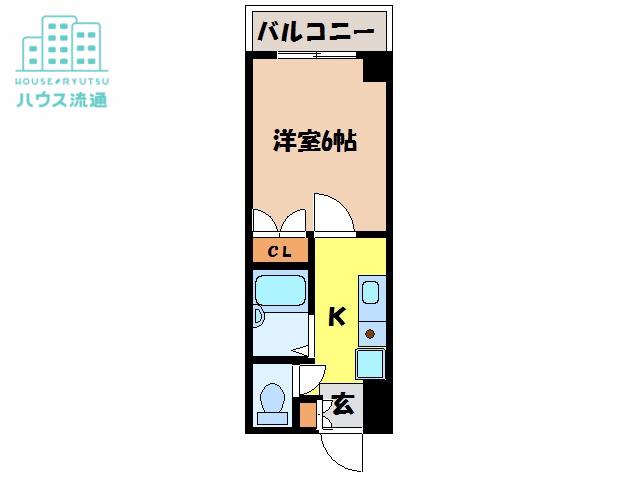 ブリアンジュールM&Y(1K/2階)の間取り写真