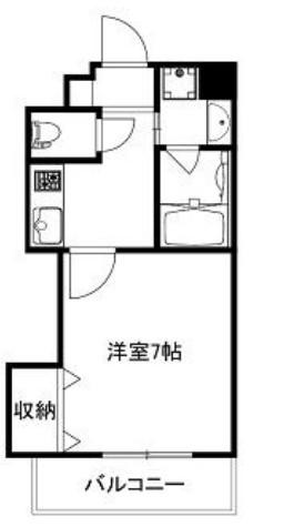 R・HILLS(1K/2階)の間取り写真