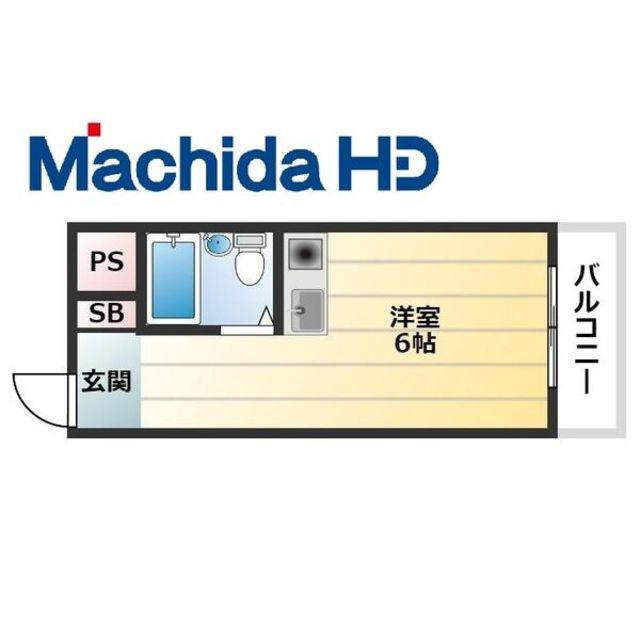 朝日プラザ堺東(ワンルーム/8階)の間取り写真
