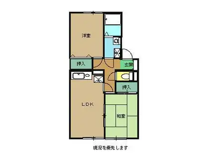 プリマベーラ(2LDK/2階)の間取り写真