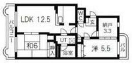 ベルヴェデーレII(3LDK/3階)の間取り写真