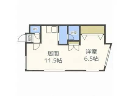 E2ストーリー(1LDK/2階)の間取り写真