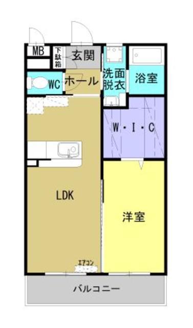 FIORE REIZ III(1LDK/3階)の間取り写真