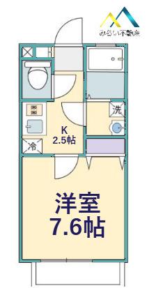 ヴィレジ金沢八景(1K/2階)の間取り写真