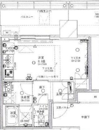 BRILLIA TOWER 浜離宮(ワンルーム/10階)の間取り写真