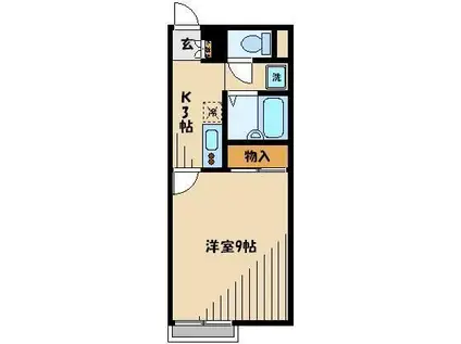 レオネクスト希望(1K/2階)の間取り写真