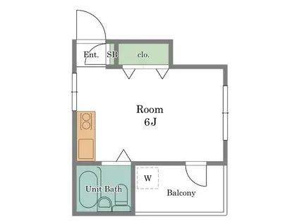 HIT BIT 新宿(ワンルーム/3階)の間取り写真