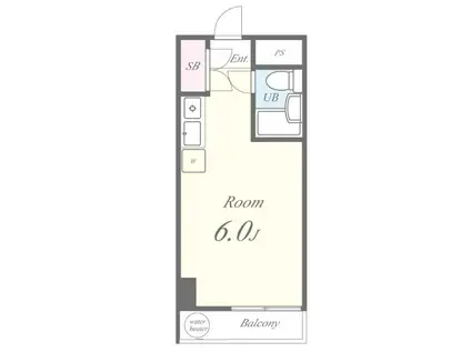 セジュール田町(ワンルーム/8階)の間取り写真