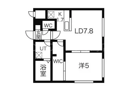 アッサンブラージュC.T.Y (1LDK/4階)の間取り写真