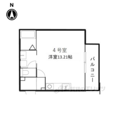 PREMIERE5(ワンルーム/2階)の間取り写真