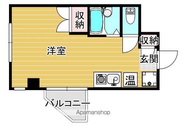 カーサ ソレアーダ長尾(ワンルーム/4階)の間取り写真