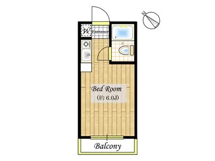 東和プラザAB館(ワンルーム/7階)の間取り写真