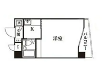 リエス清瀬(1K/2階)の間取り写真