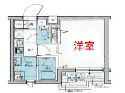 ロアール大森弐番館(1K/3階)の間取り写真