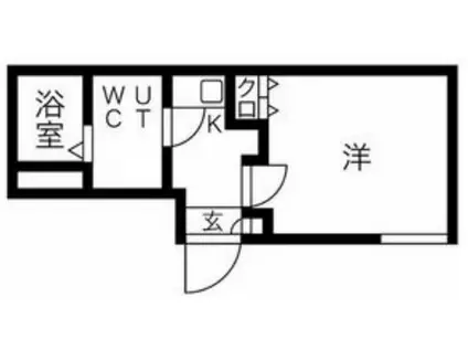 LUDENS沼袋FR(1K/4階)の間取り写真