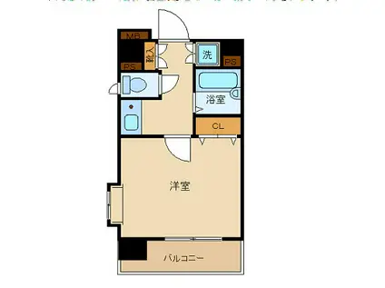 サンテミリオン大塚壱番館(1K/7階)の間取り写真