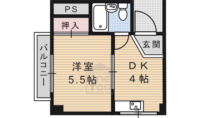 AVANTI下穂積(1DK/2階)の間取り写真