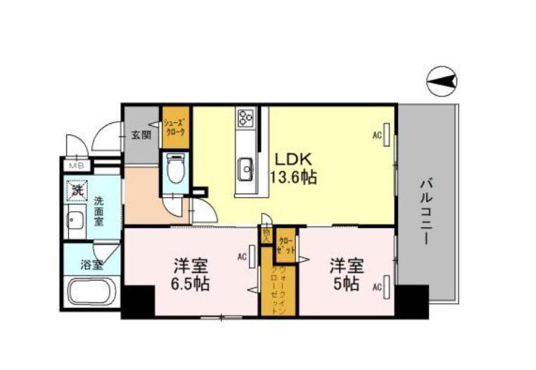 CREST COURT DOUSHIN(1LDK/3階)の間取り写真