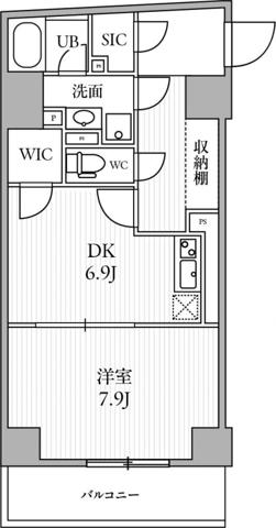 THE PALMS三鷹 203(2DK/2階)の間取り写真