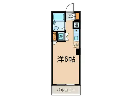 メゾンカタキリ(ワンルーム/3階)の間取り写真