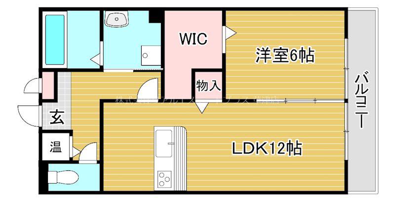 カサレリアII(1LDK/2階)の間取り写真