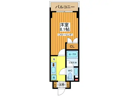 トワ・テ・メゾン(1K/5階)の間取り写真