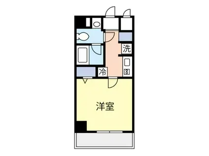 アランシア押上(1K/2階)の間取り写真