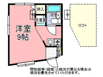 スイフコーポ A棟(ワンルーム/2階)の間取り写真