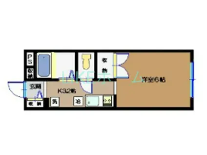 アーバン・エポック(1K/2階)の間取り写真