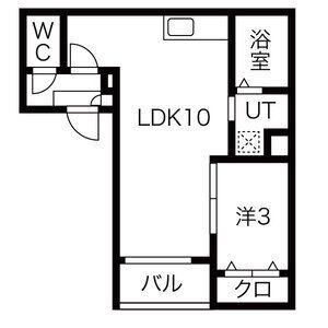WARREN SHIBATAI(1LDK/2階)の間取り写真
