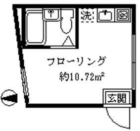 ライフピアプリンス(ワンルーム/1階)の間取り写真