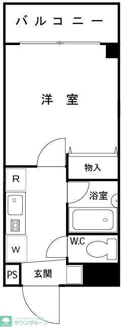 ハーブハイム3(1K/1階)の間取り写真