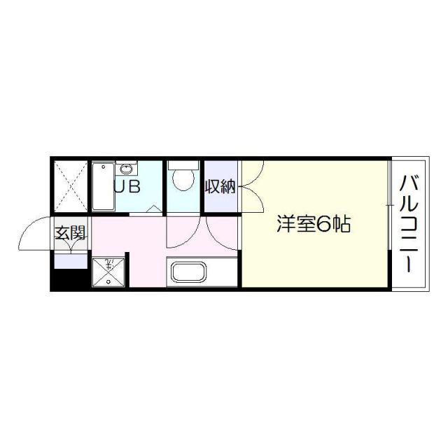 N・D・L春日(1K/5階)の間取り写真