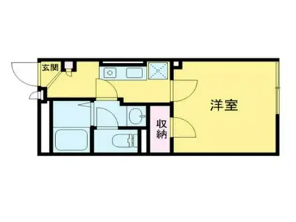 ザ・ハウス練馬桜台(1K/3階)の間取り写真