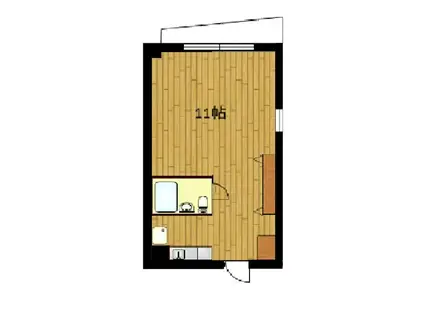 たつみビル(ワンルーム/3階)の間取り写真