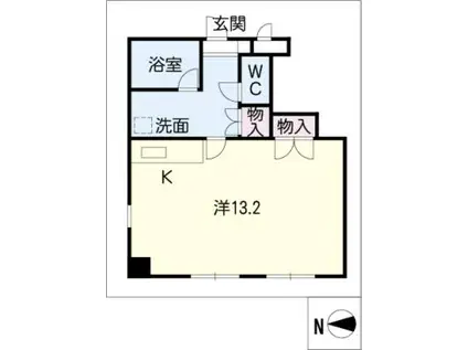 センチュリービル(ワンルーム/5階)の間取り写真