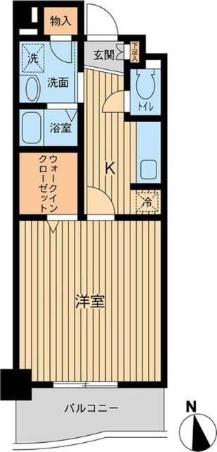 アラモード・メゾン(1K/4階)の間取り写真