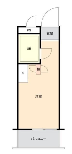 トップ学芸大学第四(ワンルーム/5階)の間取り写真