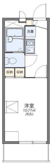 レオパレスジュノス芦屋(1K/3階)の間取り写真