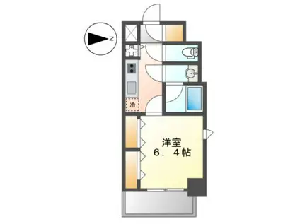 AVANTI ATSUTA(1K/3階)の間取り写真