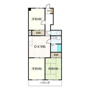 ベルエポックOGAWA(3DK/4階)の間取り写真