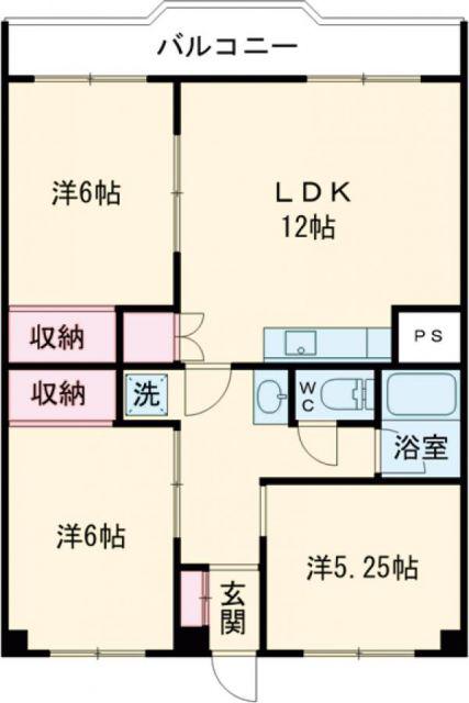 EW GRANDE-I(3LDK/3階)の間取り写真