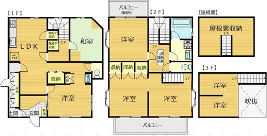 樫原盆山店舗付(6LDK/1階)の間取り写真