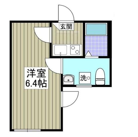 ライズ梅島(1K/3階)の間取り写真