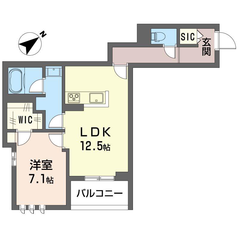 MAISON DE HINODE(1LDK/2階)の間取り写真