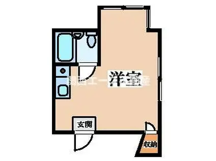 スターブライトマンション(ワンルーム/1階)の間取り写真